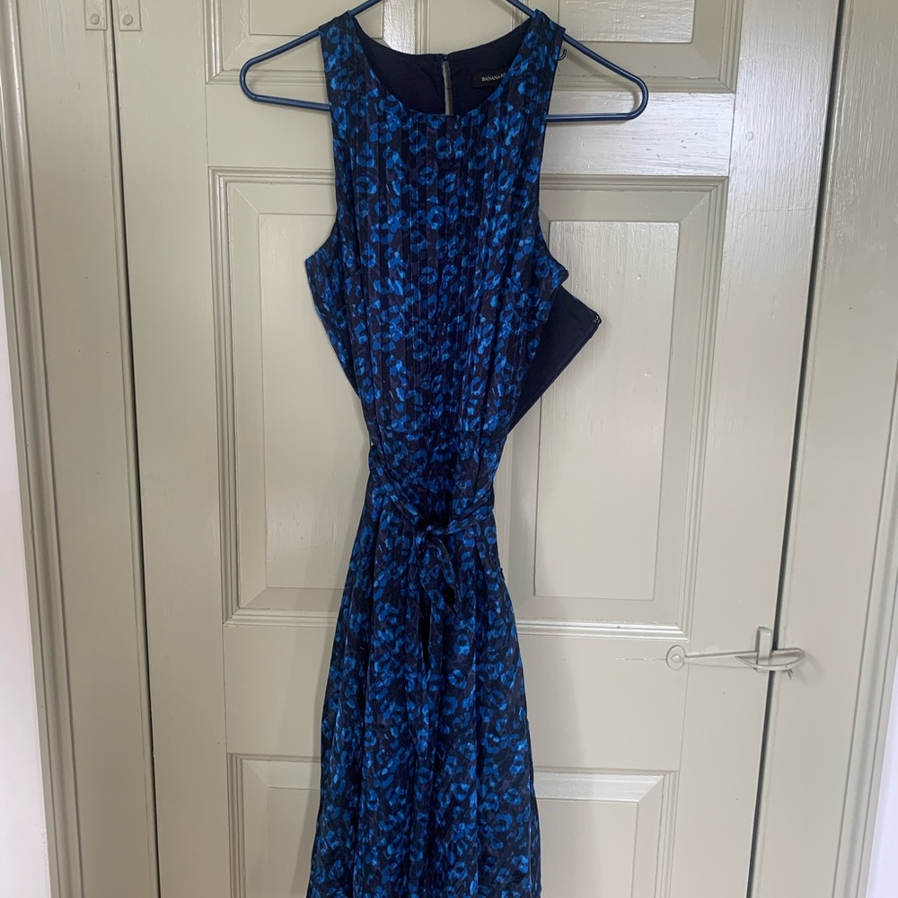 Banana republic pleated dress